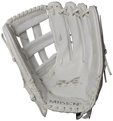 Miken Pro Series 14 Inch Slowpitch Left Hand Throw H Web Leather Softball Glove • $146.28