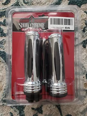 Heated Motorcycle Grips Show Chrome 17-383 Yamaha Kawasaki Suzuki  • $30