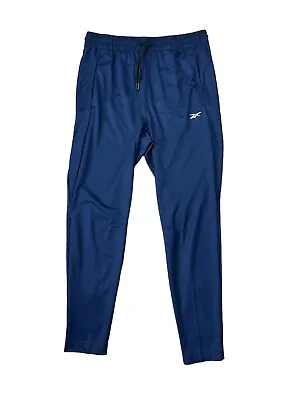 Reebok Workout Knit Pants Blue Size M • £15