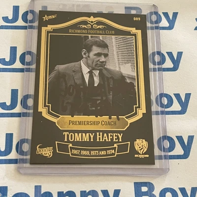 $149 • Buy 2013 Richmond Hall Of Fame Tommy Hafey Hand Signed Premiership Coach Card