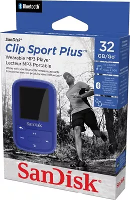 SanDisk - Clip Sport Plus 32GB MP3 Player - Black • $74