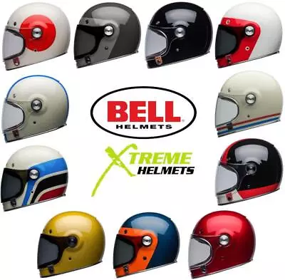 Bell Bullitt Helmet Vintage Retro Full Face Cruiser Suede DOT ECE XS-2XL • $439.95