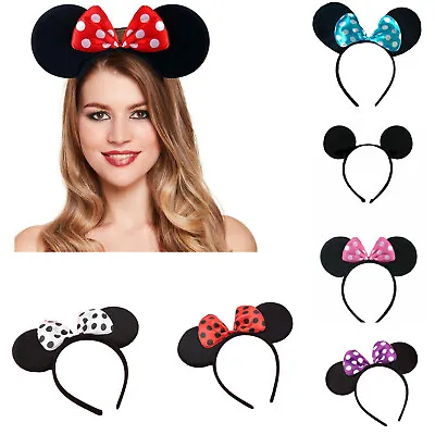 Minnie Mouse Ears Alice Hair Band Headband Various Designs Fancy Dress Party Hen • £3.99