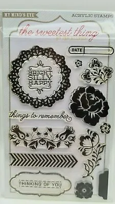 My Minds Eye  13 X REMEMBER Clear Stamps - 4  X 6  The Sweetest Thing • £6.49