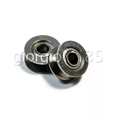 $14.32 • Buy US Stock 10pcs V623ZZ 623VV V Groove Guide Pulley Rail Ball Bearings 3x12x4mm