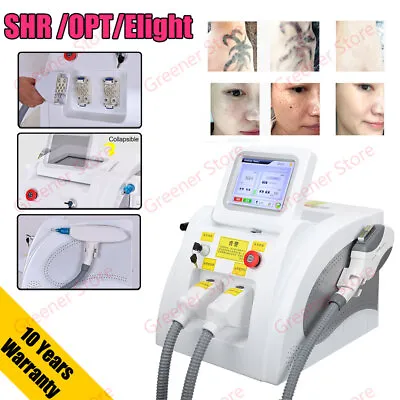 2IN1 E-light OPT IPL ND Yag Laser Tattoo & Hair Removal Skin Whitening Machine • $1239