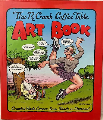 THE R. CRUMB COFFEE TABLE ART BOOK HARDCOVER FIRST EDITION (Kitchen Sink Press) • $10