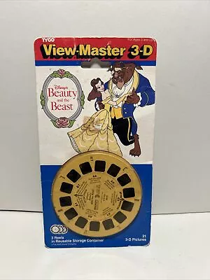 Vintage VIEW-MASTER 3-D WALT DISNEY BEAUTY AND THE BEAST 3 REELS NEW Sealed • $25