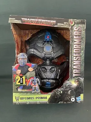 $25 • Buy Transformers Rise Of The Beasts 2-in-1 Transforming Mask Optimus Primal Figure