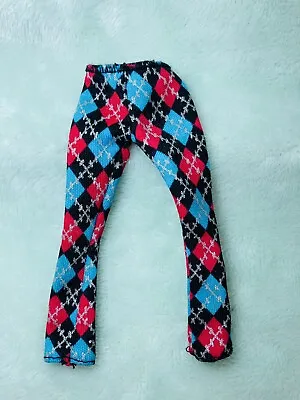 Monster High - Day At The Maul/Killer Style - Frankie’s Red & Blue Plaid Pants • $7.99