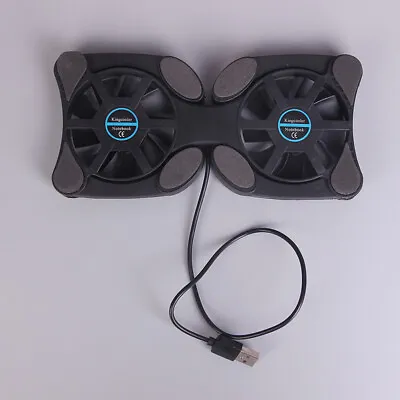 Laptop Mini Octop Usb Cooling Notebook 2 Fans Cooler Pad Foldable Fan 10 J GJ • $6.03