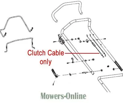 Cobra M51SPB Lawnmower Clutch Drive Cable 29100116202 Driven Cord Assembly • £13.97