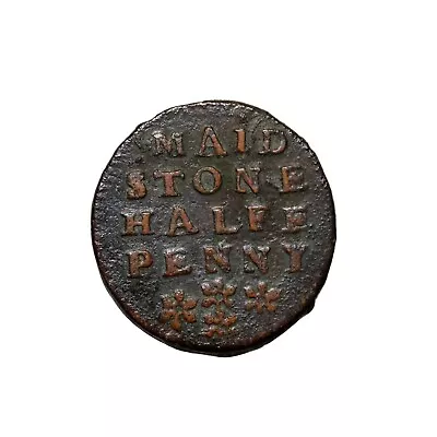 England 1667 Kent Maidstone Thomas Wall Halfpenny Trade Token BW.390 • £38.01