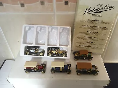 Set Of Six Vintage Car Miniatures Reader's Digest • £6.95