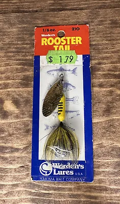 Vintage ROOSTER TAIL 210 Worden’s Trout Bass Spinners 1/6oz • $6.99