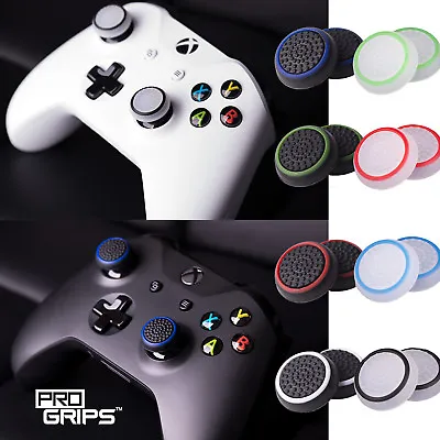 2 X Pro Grips™ Thumb Stick Cover Grips Caps For Xbox ONE 360 Controller Joystick • £2.18