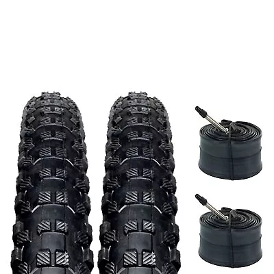 ZOL Bundle 2 Pack Z1221 Mtb Tires And Tube 29x2.10 Presta/French 48mm Valve • $54.95