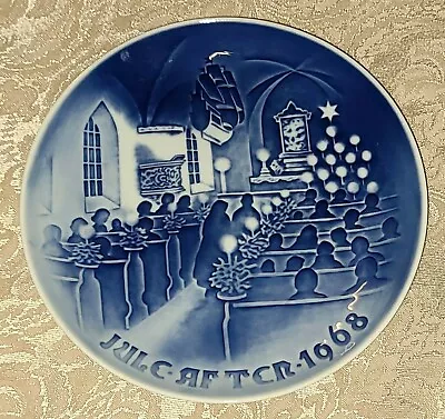 1968 B&G COPENHAGEN PLATE Christmas In Church • $11.99