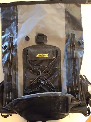 Rigg Gear 20-Liter Dry Bag Motorcycle Backpack Gray/Black Waterproof • $49.95