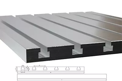 T Slot Fixture Plate 60 X 30cm Aluminum T-track Metalworking Cnc Bed • $675