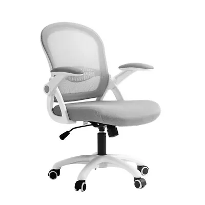 Artiss Office Chair Mesh Computer Desk Chairs Mid Back Work Home Study Grey • $88.35