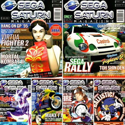 £3.50 • Buy Complete Official SEGA Saturn Magazine PDF Issues (1995 To 1998)