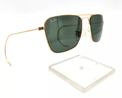 Ray-Ban CARAVAN W1349 SABER TEMPLES G15 Bausch & Lomb Vintage NOS ORIGINAL RARE • $443.55