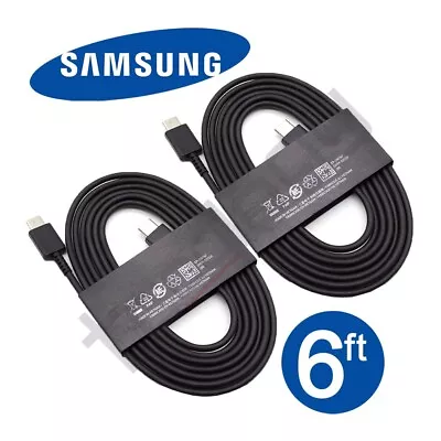 2x Original Samsung Galaxy S23 S22 S21 S20 5G USB-C 6FT Super Fast Charge Cable • $12.99