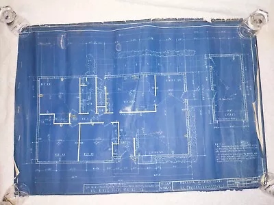 Vtg Complete Set Of 5 Blueprints Residential Home In WV. Homemaker Plans. UNIQUE • $45