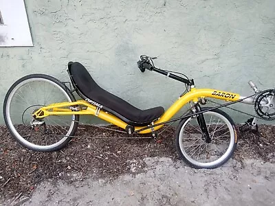 Optima Low Baron Recumbent Bike Yellow • $1500