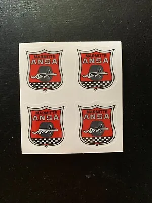 ANSA 4 Sticker Decal Set For Tail Pipe Exhaust Ferrari Maserati Alfa Lamborghini • $20