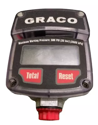 $235 • Buy Used Graco Electronic Meter IM5 Low-Pressure, Low-Flow In-Line Meter (239824)