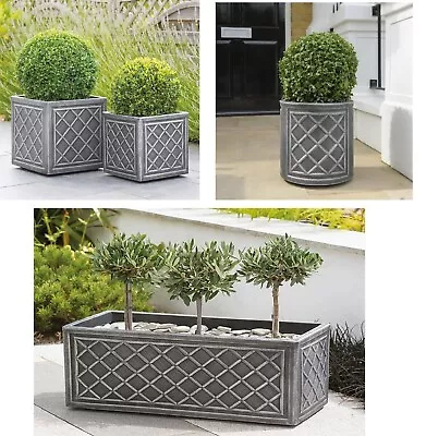 Large Plant Pot Flower Indoor Outdoor Garden Planters Patio Balcony 5 Sizes • £28.95