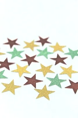 Christmas Stars Glitter Stars Sparkly Crafts Card Embellishments Table Confetti  • £1.65