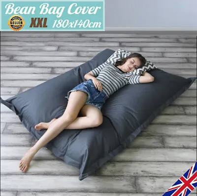 £13.99 • Buy Extra Large Bean Bag Giant Big Floor Cushion Bag Garden Waterproof Beanbag COVER