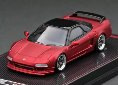 $29.99 • Buy Ignition Model Honda-Acura Matte Red Metallic NSX (NA1) 1:64 Diecast Car IG1938