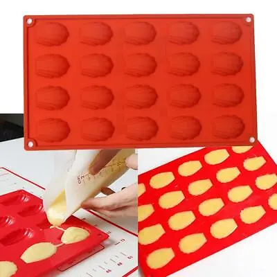 £4.88 • Buy Mini Madeleine Shell Cake Pan Silicone Mold Cookies Baking Mould Tools F6X8