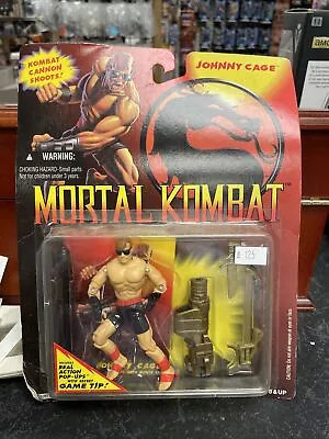 SIGNED SEALED On Card 1994 Hasbro Mortal Kombat Johnny Cage Action Figure • $124.99