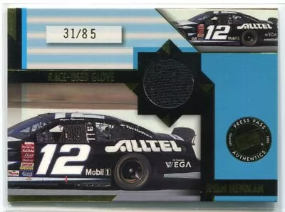 2002 Press Pass Stealth Race Used Glove Cars 12 Ryan Newman's Car Glove 31/85 • $7.99