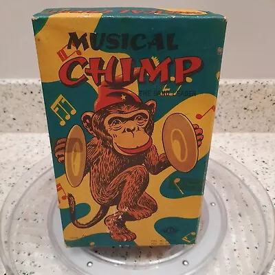 Vintage Musical Chimp Alps Of Japan 1950's With Original Box  Does NOT Work • $30