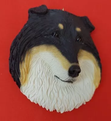 Vintage K-9 Kreations Collie Christmas Ornament Style C14TRI • $19.95