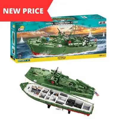 PATROL TORPEDO BOAT PT-109 - COBI 4825 - 3726 Bricks • $290.43