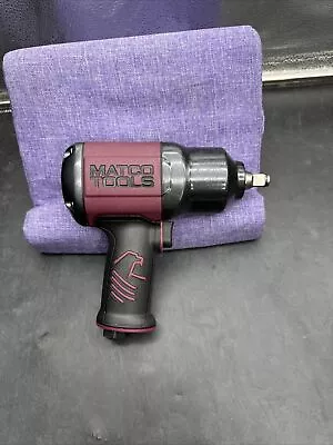 Matco Impact Wrench Tools 1/2” Drive Air Pneumatic Burgandy MT2739 -GOOD CONDIT. • $199.99