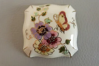 Zsolnay Pecs Hand Painted Art Nouveau Hungary Porcelain Trinket Box • $55