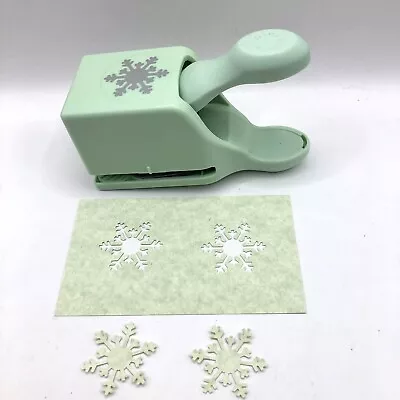 Martha Stewart Snowflake 1 Inch Paper Punch WORKS GREAT • $14.97