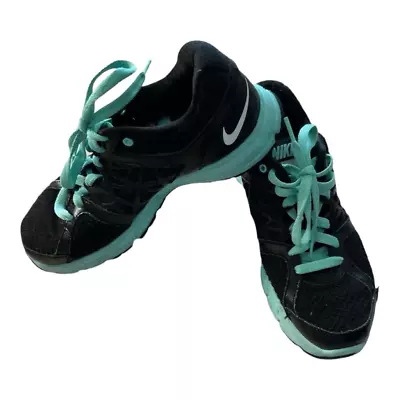 Nike Air Relentless 2 Black Turquoise Running Shoes Women 7.5 Low Top 512083-003 • $31