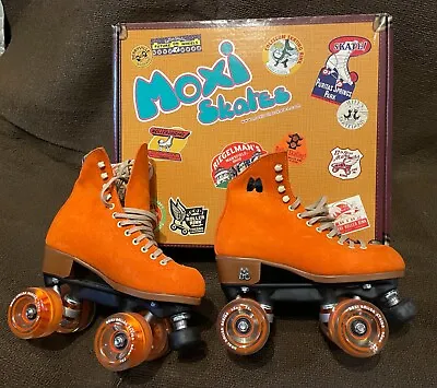 BRAND NEW! Moxi Lolly Outdoor Complete Clementine - Roller Skates Size 5 Medium  • $225