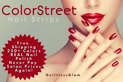 Color Street Nail Polish Strips *Listing #2* 250Colors * Free Shipping!! • $11.75