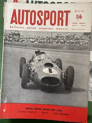 Autosport 25 July 1958 Peter Collins Ferrari Wins British F1 GP Lewis-Evans F3 • £4.25