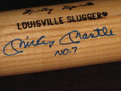 Mickey Mantle Autographed & Inscribed No. 7 Louisville Slugger 125 M110 Bat- JSA • $4985